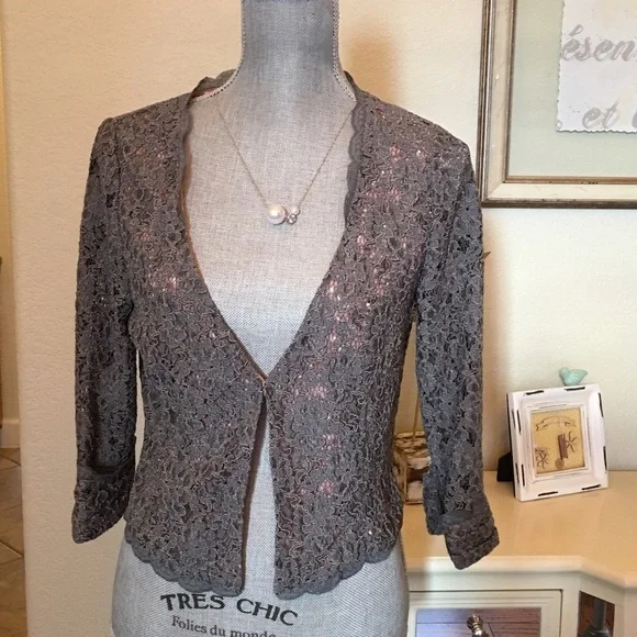 Anthropologie laceflower jacket - Picture 1 of 4